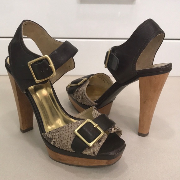 coach platform heels